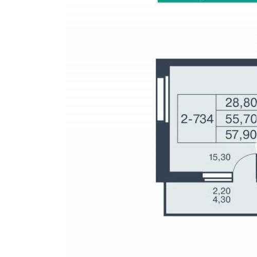 2-комн квартира проспект Патриотов, 34