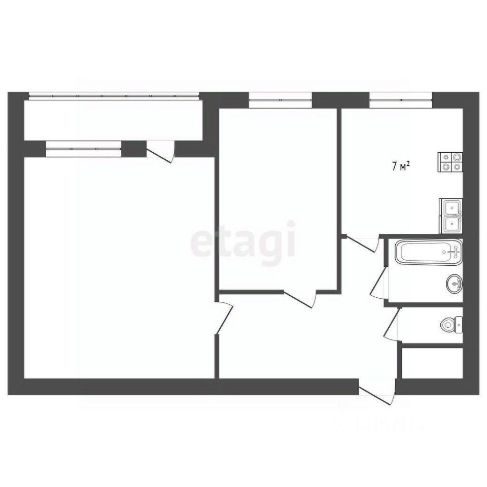 Продажа 2-комн квартиры на вторичном рынке Светлановский проспект, 46К1