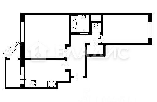 Продажа 2-комн квартиры на вторичном рынке ул Авиаконструктора Петлякова,  д. 13,  к. 1