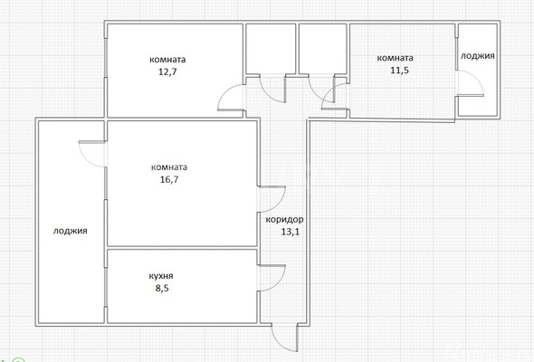 Продажа 3-комн квартиры на вторичном рынке Люберцы, Воинов-Интернационалистов ул,  д. 12