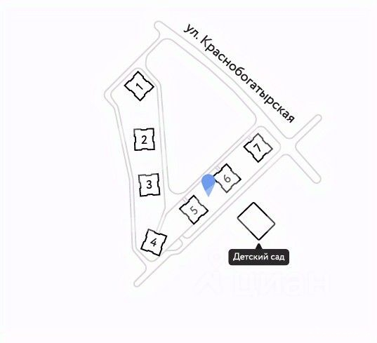 Продажа торгового помещения Краснобогатырская улица,  д. 40