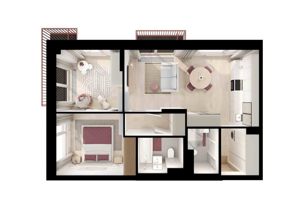 Продажа 2-комн квартиры в новостройке ш. Алтуфьевское, корп.1.1