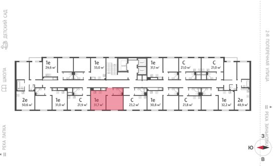 Продажа 1-комн квартиры на вторичном рынке Ковалёво, Поперечная улица,  д. 2 к1