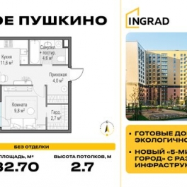 Продажа 1-комн квартиры на вторичном рынке Пушкино г, Новая Деревня мкр, Кирова ул,  д. 3 к1