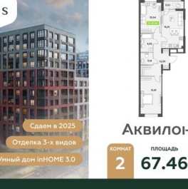Продажа 2-комн квартиры на вторичном рынке Среднерогатская улица,  д. 11 к2